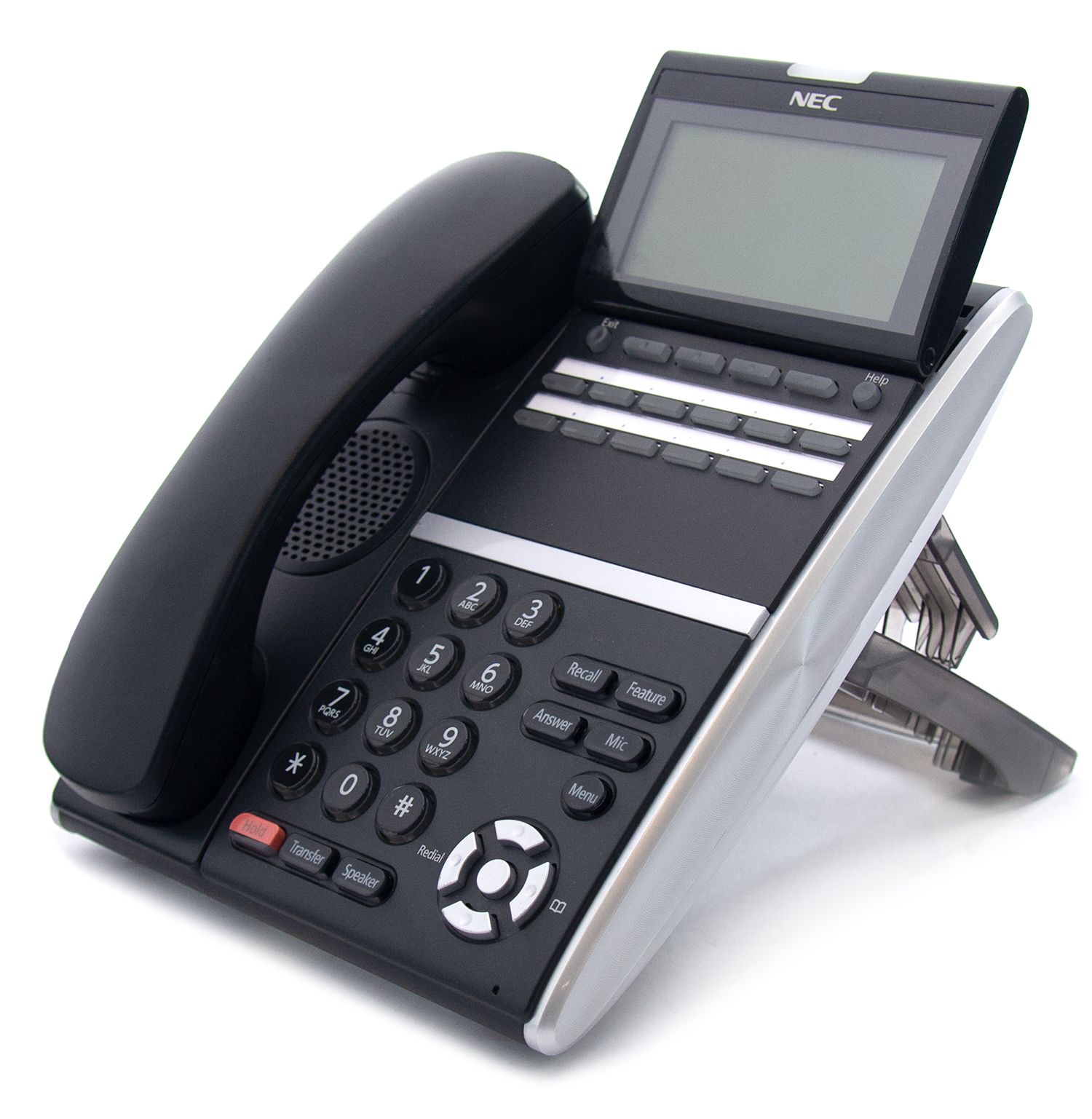 NEC DT830DG ITZ-12DG-3 12-Button IP Display Speakerphone (DT800 Series) - Black - Grade A Refurbished - NEC (Nippon Electric Company) refurbished available on PCLiquidations