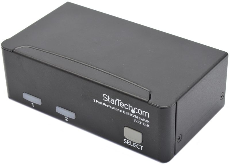 StarTech SV231USB 2-Port Professional USB KVM Switch Kit Refurbished - StarTech.com (standardized as per the brand's official website refurbished available on PCLiquidations