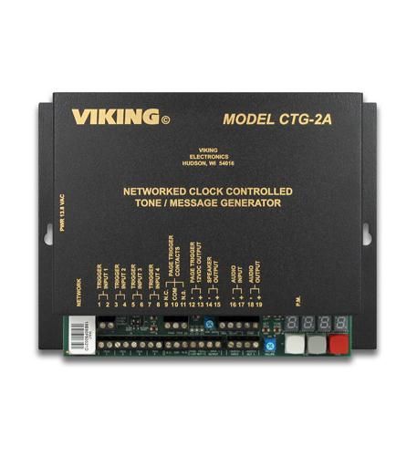 Viking VK-CTG-2A Network Clock Controlled Tone Generator Refurbished -  refurbished available on PCLiquidations