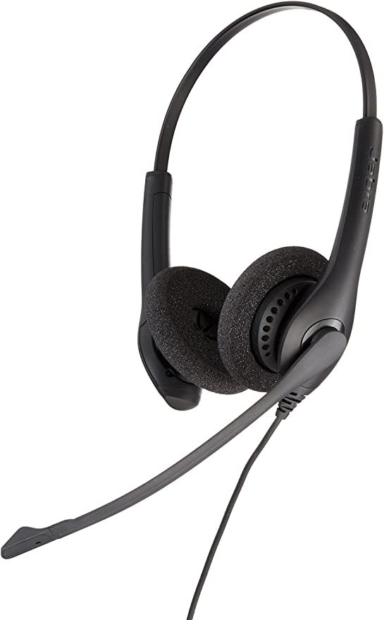 Jabra Biz1500 Quick Disconnect Binaural DUO Headset - Grade A Refurbished - Jabra refurbished available on PCLiquidations