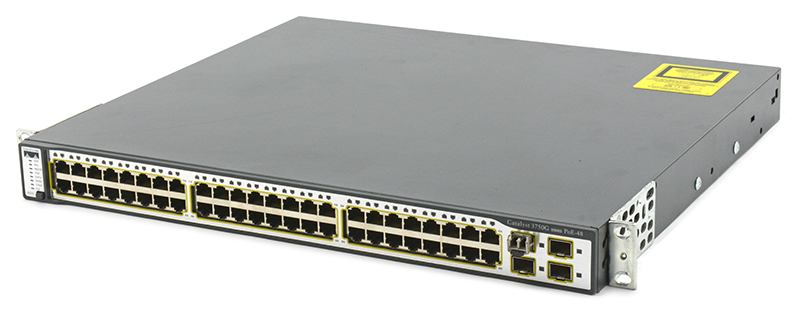 Buy Cisco WS-C3750G-48PS-S 48-Port 10/100/1000 4-SFP POE Managed Switch Refurbished - $207.95 Cisco WS-C3750G-48PS-S 48-Port 10/100/1000 4-SFP POE Managed Switch Refurbished - Cisco Systems Inc. refurbished available on PCLiquidations