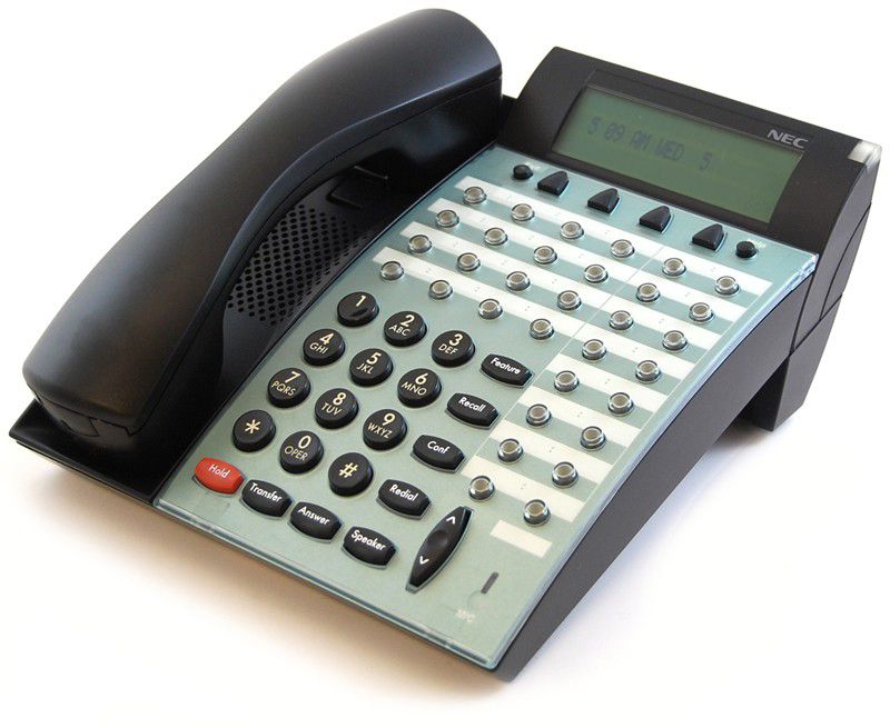 NEC DTU-32D-2 Black Display Speaker Phone (770052) Refurbished - NEC (Nippon Electric Company) refurbished available on PCLiquidations