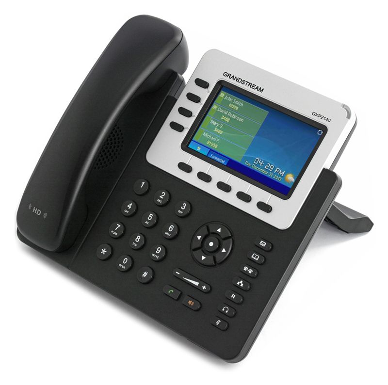 GrandStream GXP2140 4-Line Color LCD Gigabit IP Phone Refurbished - Grandstream refurbished available on PCLiquidations