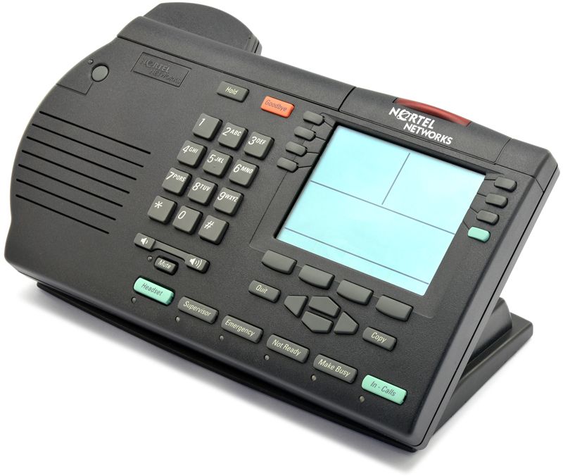 Nortel Meridian M3905 Charcoal Call Center Phone Refurbished -  refurbished available on PCLiquidations