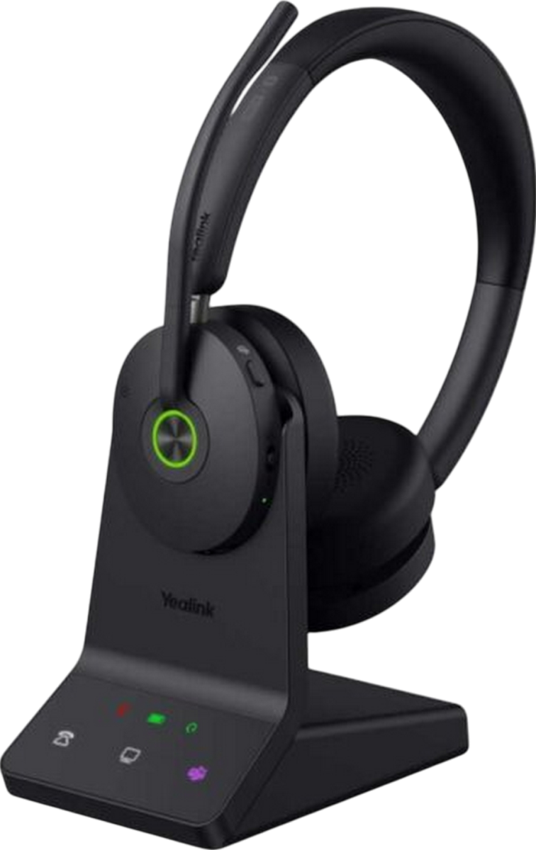 Yealink WH68 Teams DECT and Bluetooth Wireless Headset w/ANC Refurbished - Yealink refurbished available on PCLiquidations
