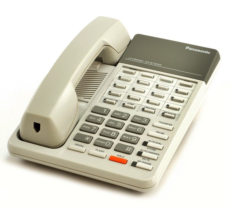 Panasonic Hybrid System KX-T7020 12-Button White Digital Speakerphone - Grade A Refurbished - Panasonic refurbished available on PCLiquidations