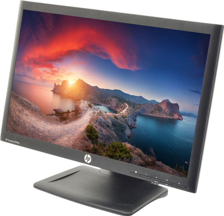 HP LA2006x 20"" Widescreen LCD Monitor - Grade C Refurbished - Hewlett-Packard (ou HP en abrégé) refurbished available on PCLiquidations