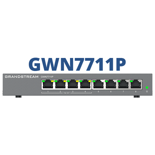Buy Grandstream GWN7711P 8-Port Managed Gigabit PoE+ Switch Refurbished - $50.99 Grandstream GWN7711P 8-Port Managed Gigabit PoE+ Switch Refurbished - Grandstream refurbished available on PCLiquidations