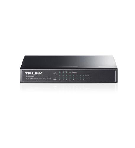 TP-Link 8-port Gigabit Desktop Switch with 4-POE Refurbished - TP-Link refurbished available on PCLiquidations