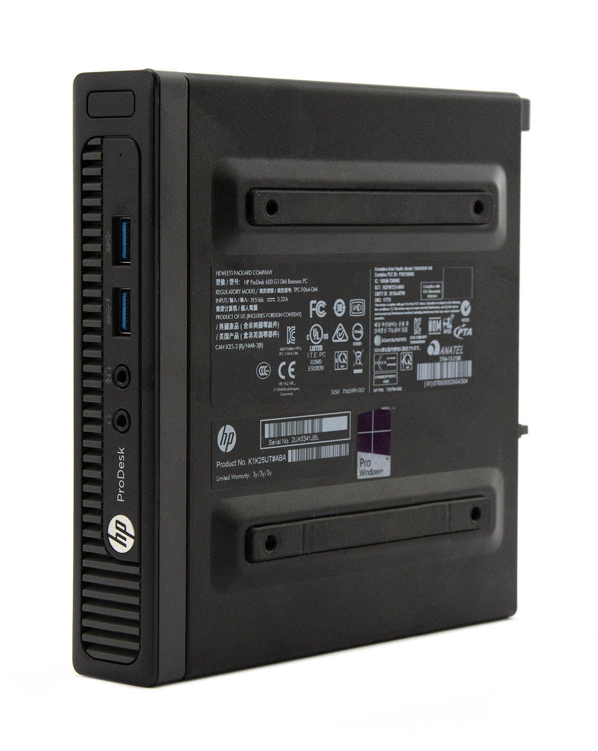 HP ProDesk 600 G1 Desktop Mini i5-4590T - No OS - Grade A Refurbished - Hewlett-Packard (ou HP en abrégé) refurbished available on PCLiquidations