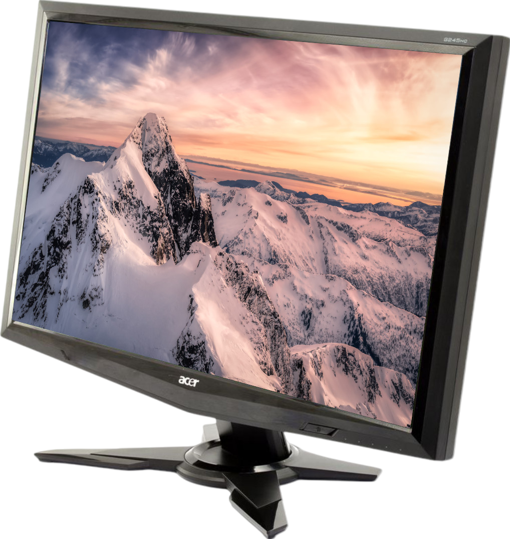 Acer G245HQ 24"" Widescreen LCD Monitor - Grade A Refurbished - Acer refurbished available on PCLiquidations