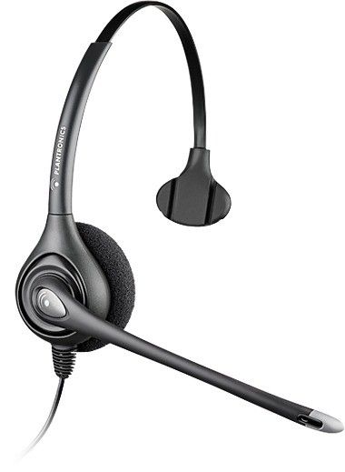 Plantronics HW251N SupraPlus Monaural Noise-Cancelling Headset Refurbished - Plantronics refurbished available on PCLiquidations