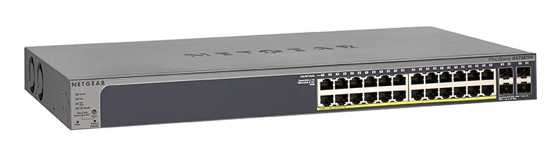 Netgear GS728TPP 24-Port Gigabit PoE+ Smart Switch (24x Gigabit PoE+ / 4x SFP) Refurbished - Netgear refurbished available on PCLiquidations