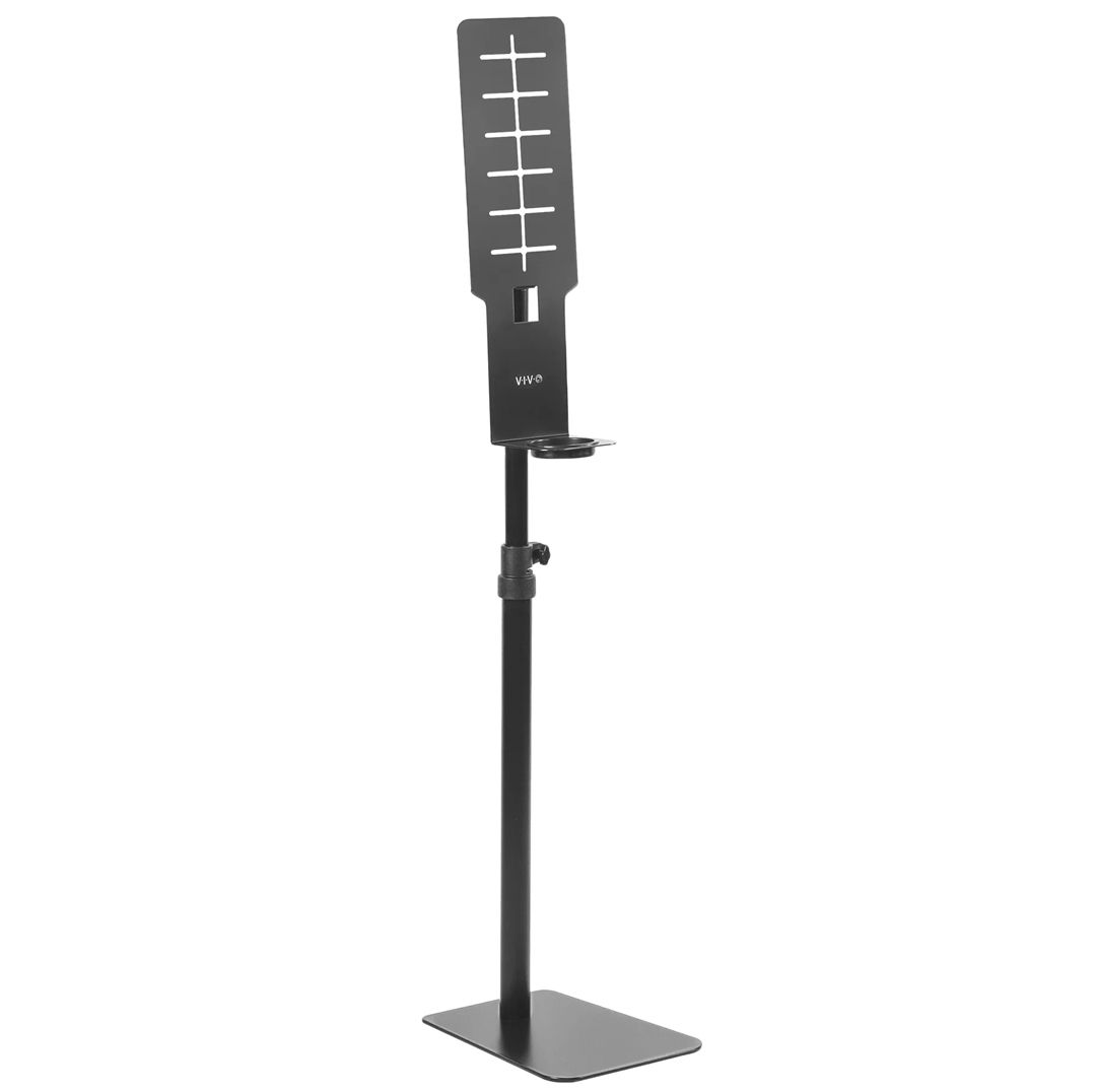 VIVO Black Height Adjustable Hand Sanitizer Stand Refurbished -  refurbished available on PCLiquidations