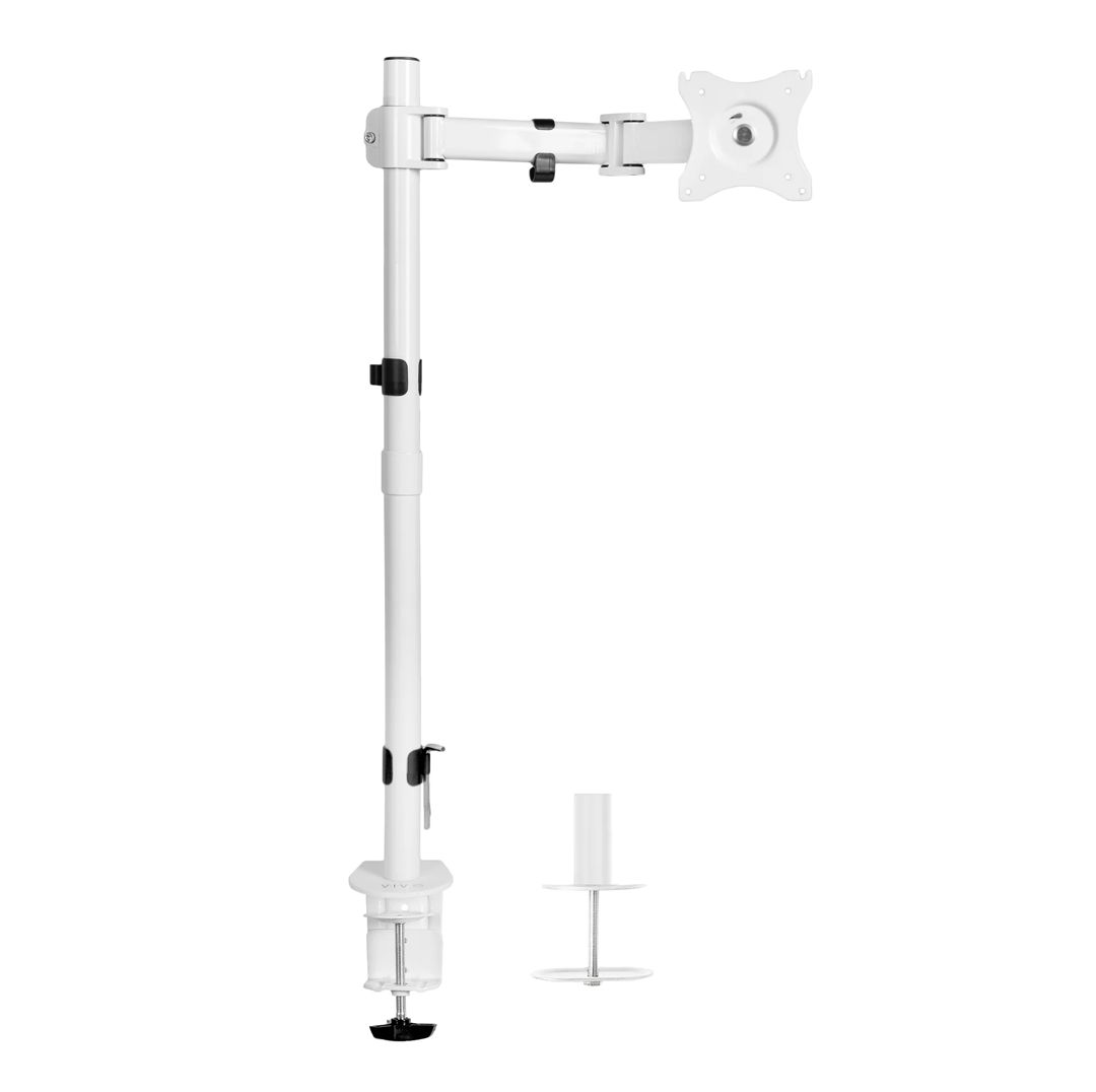 VIVO Single Monitor Extra Tall Desk Mount - White Refurbished -  refurbished available on PCLiquidations