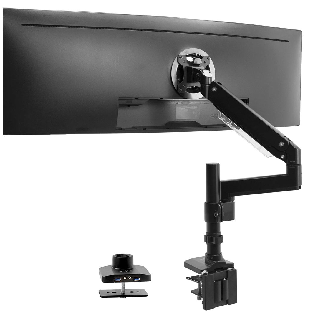 VIVO Pneumatic Arm Single Ultrawide Monitor Desk Mount with USB Refurbished -  refurbished available on PCLiquidations
