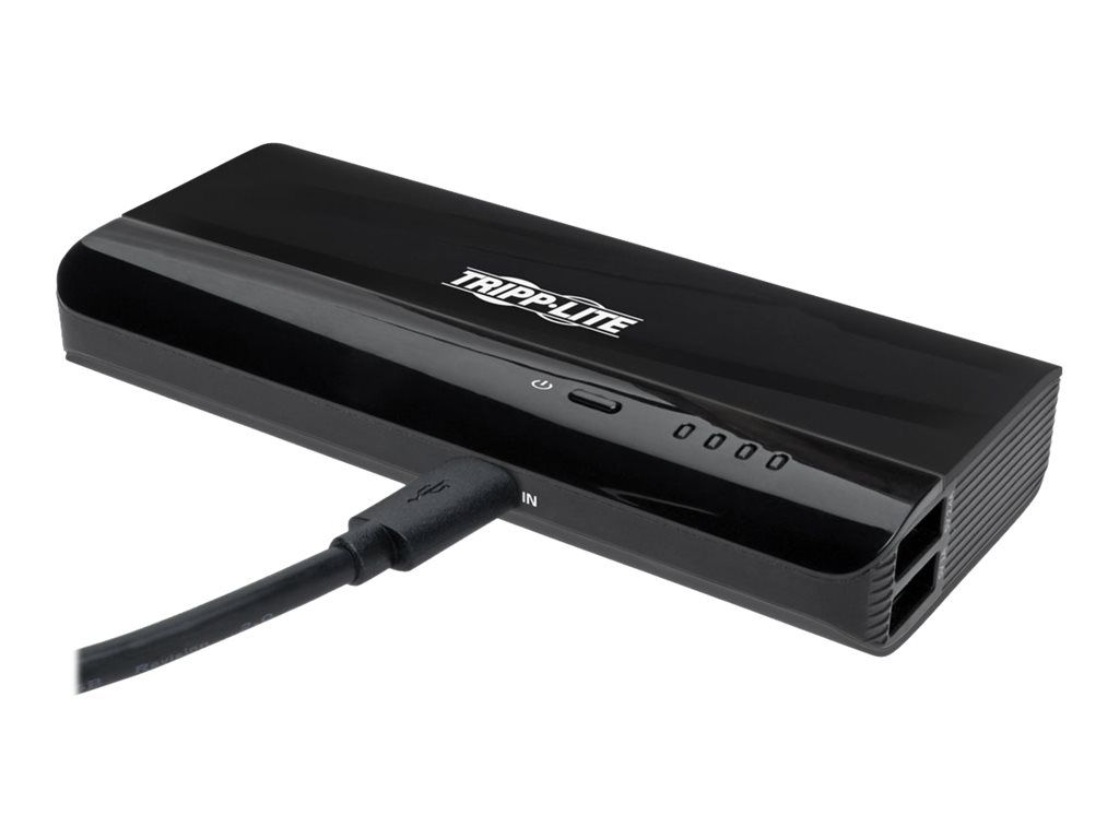 Tripp Lite Portable 2-Port 104000 mAh Micro USB Battery Charger Mobile Power Bank Refurbished - Tripp Lite refurbished available on PCLiquidations