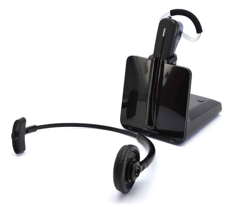 Plantronics CS540 Wireless DECT Monaural Headset System (84693-01) - Grade A Refurbished - Plantronics refurbished available on PCLiquidations