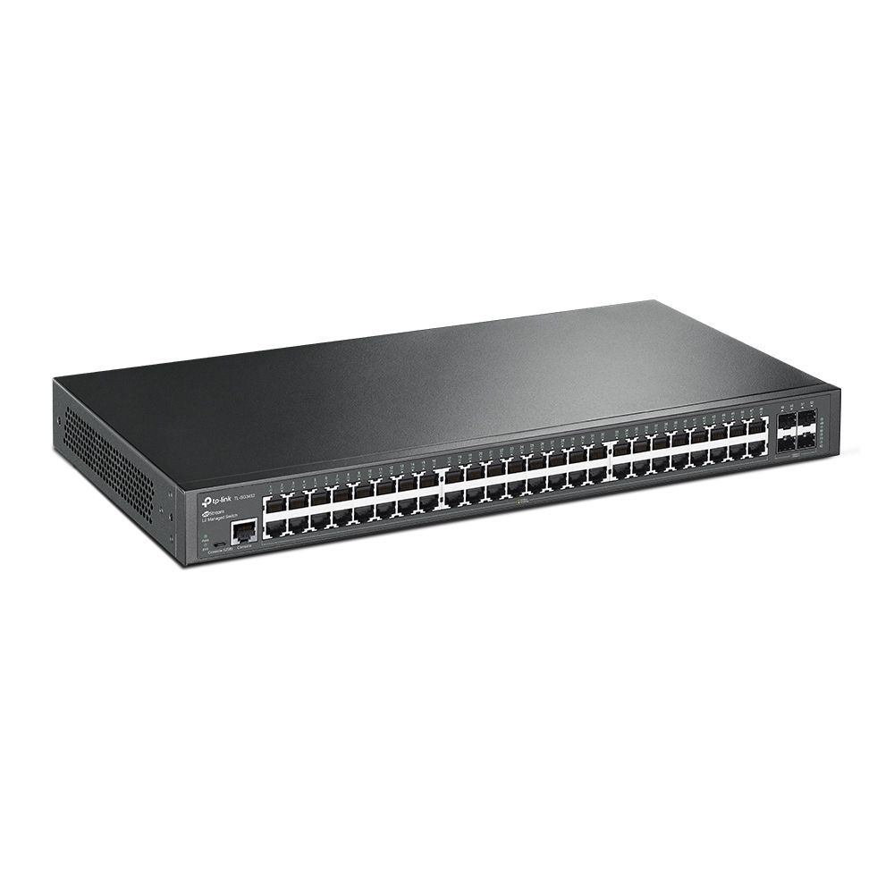 TP-Link JetStream TL-SG3452 48-Port Gigabit L2 Managed Switch w/ 4 SFP Slots Refurbished - TP-Link refurbished available on PCLiquidations