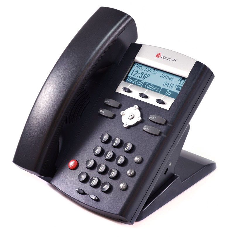 Polycom SoundPoint IP 335 PoE Backlit Display Phone (2201-12375-001) Refurbished - Polycom refurbished available on PCLiquidations