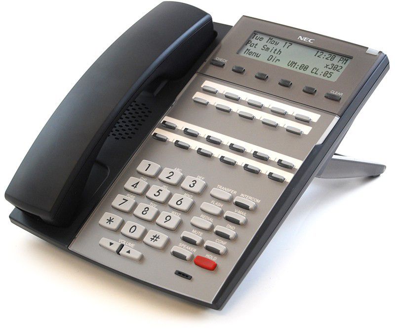 NEC DX7NA-22BTXH DSX 22B Black Display Speakerphone (1090020) Refurbished - NEC (Nippon Electric Company) refurbished available on PCLiquidations