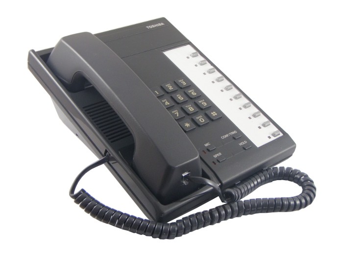 Toshiba EKT6510-H Charcoal Analog Speakerphone - Grade B Refurbished - Toshiba refurbished available on PCLiquidations