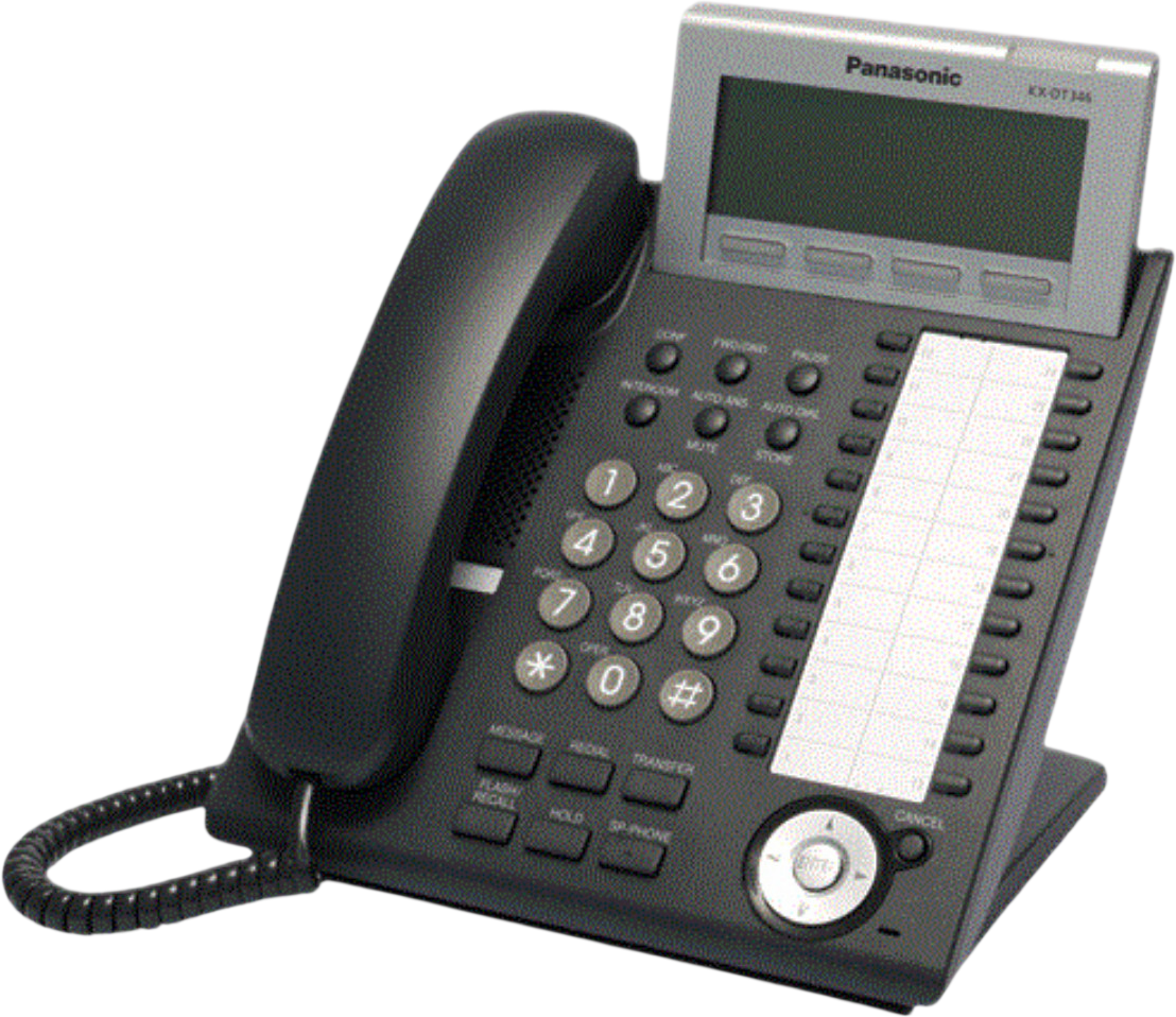 Panasonic KX-DT346 Charcoal Backlit Display Phone - Grade B Refurbished - Panasonic refurbished available on PCLiquidations