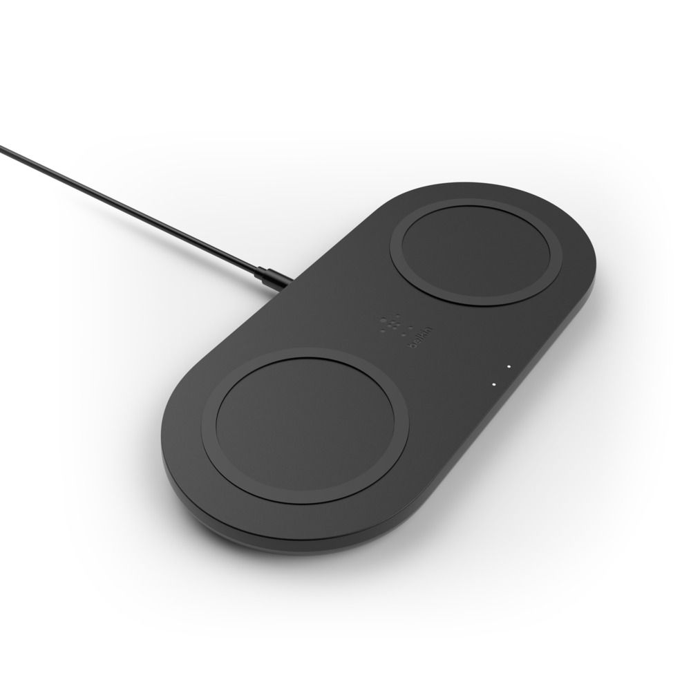 Belkin BOOSTCHARGE Dual Wireless Charging Pads - Black Refurbished - Belkin refurbished available on PCLiquidations