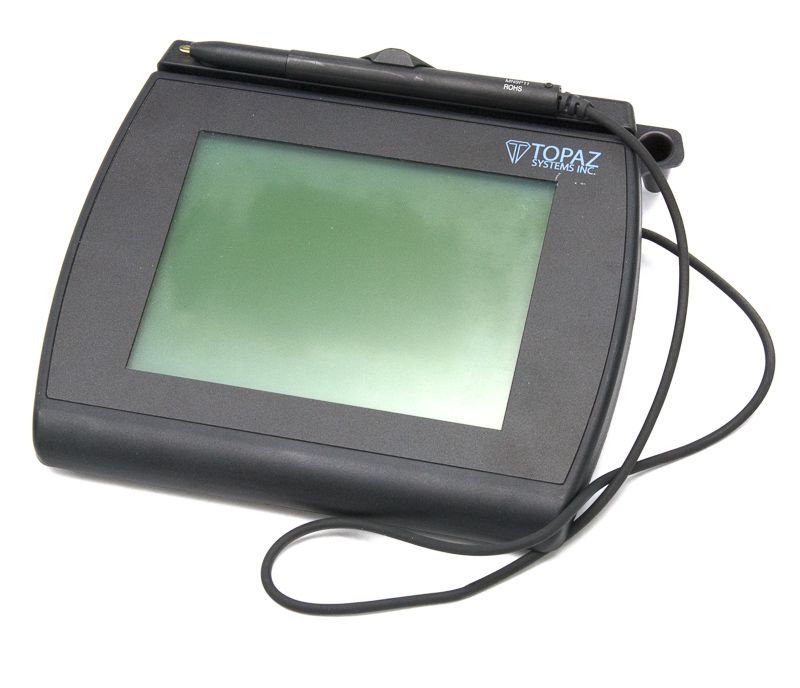 Topaz T-LBK766SE-BHSB-R Signature Capture Pad Refurbished -  refurbished available on PCLiquidations