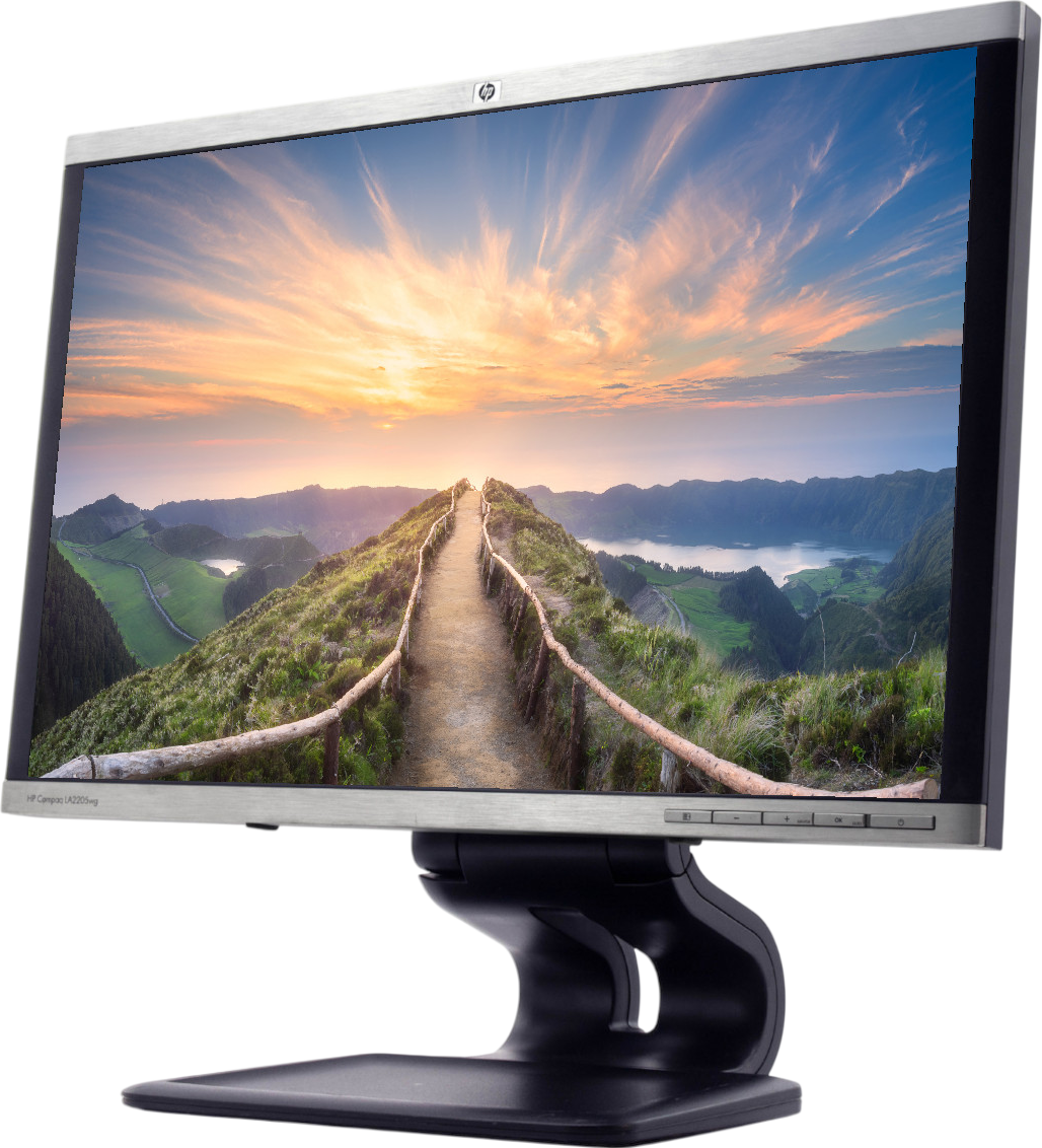 HP LA2205wg 22"" Widescreen HD LCD Monitor - Grade A Refurbished - Hewlett-Packard (ou HP en abrégé) refurbished available on PCLiquidations