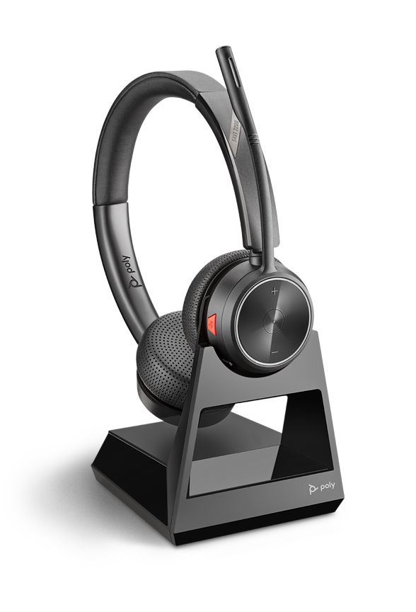 Poly Savi 7220 Office DECT Wireless Binaural Headset - New Refurbished - N/A (Il existe plusieurs marques avec le nom "Poly", il refurbished available on PCLiquidations