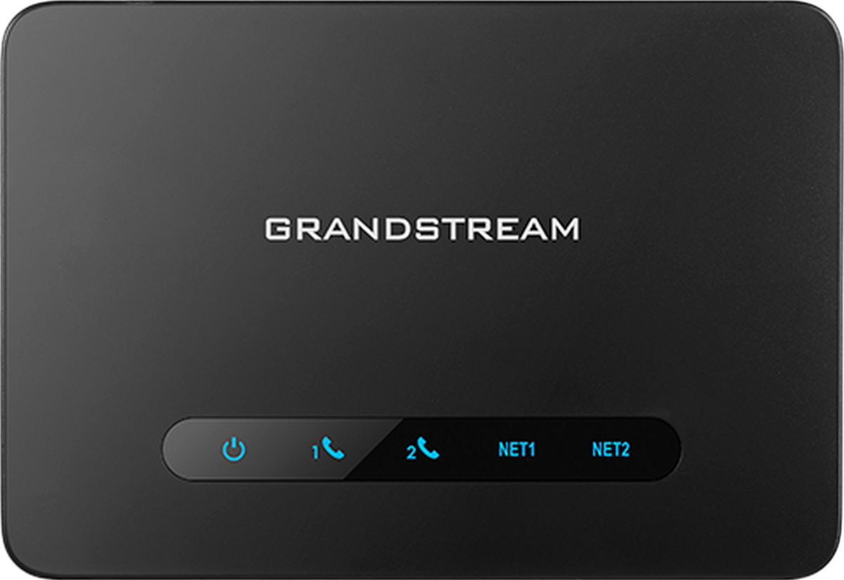 Grandstream HT812 V2  2-port ATA with Gigabit NAT Router Refurbished - Grandstream refurbished available on PCLiquidations