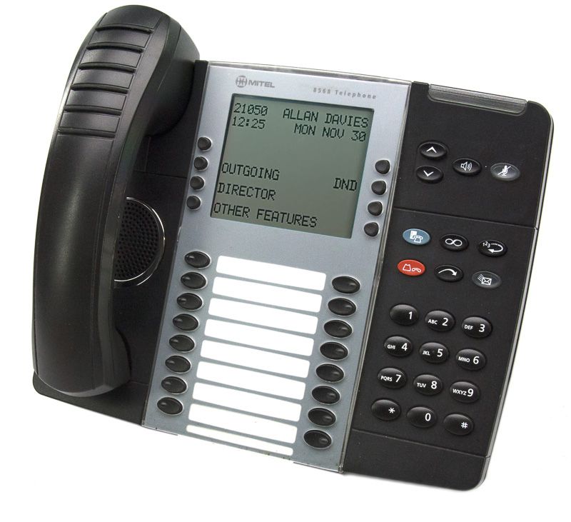 Mitel 8568 Digital LCD Display Phone (50006123) - Grade A Refurbished - Mitel refurbished available on PCLiquidations