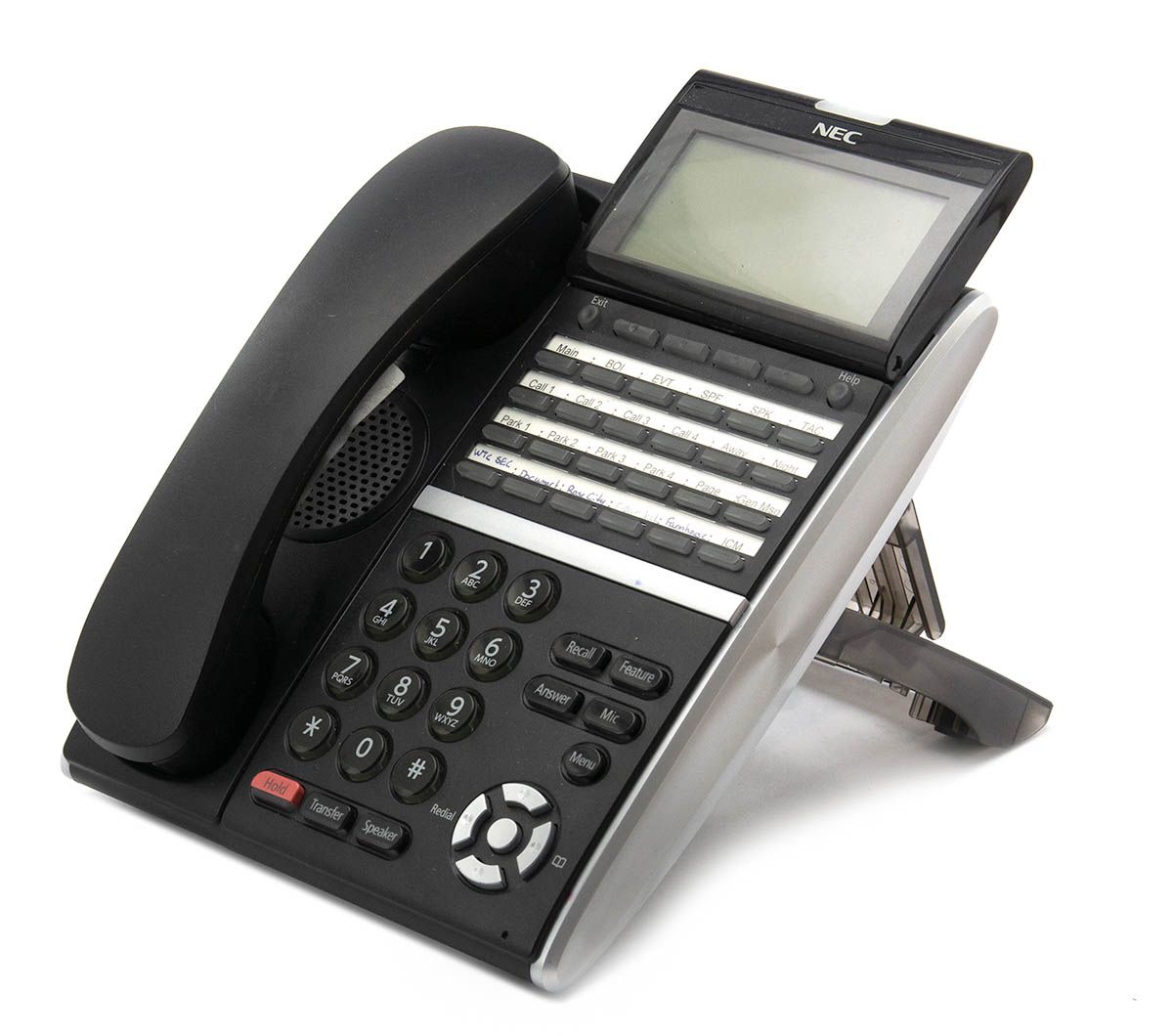 NEC ITZ-24DG-3 24-Button Black Gigabit IP Display Speakerphone - Grade A Refurbished - NEC (Nippon Electric Company) refurbished available on PCLiquidations