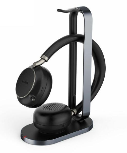 Yealink BH76 UC Bluetooth Headset w/ Charging Station - USB-A (Black) Refurbished - Yealink refurbished available on PCLiquidations