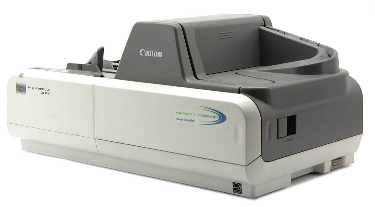 Canon ImageFormula CR-135i Check Reader Scanner - Grade A Refurbished - Canon refurbished available on PCLiquidations