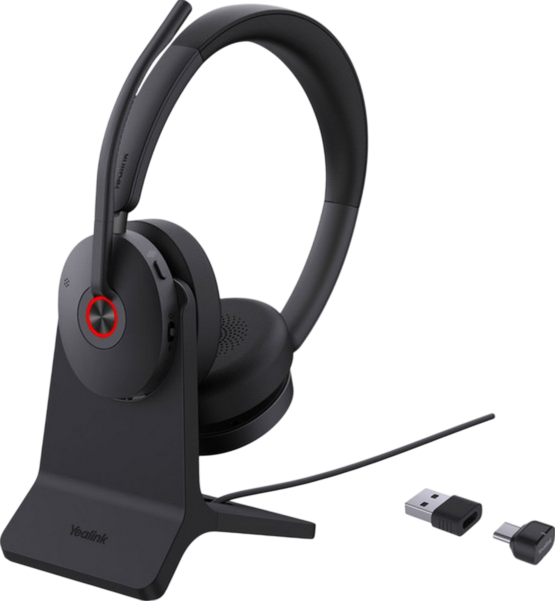 Yealink BH74 UC with Charging Stand Bluetooth Wireless Headset - USB C/A Refurbished - Yealink refurbished available on PCLiquidations
