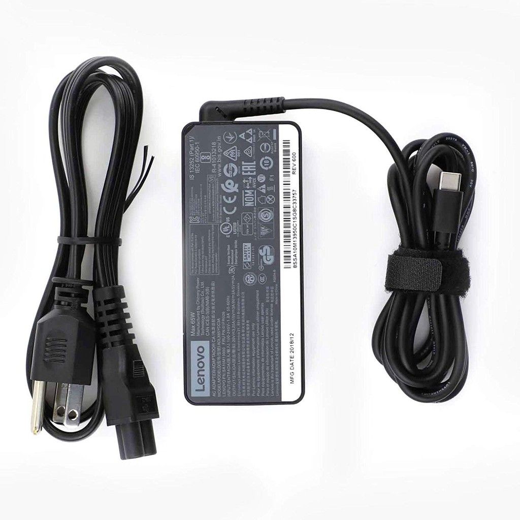 Lenovo ThinkPad 45W USB-C Power Adapter Refurbished - Lenovo refurbished available on PCLiquidations