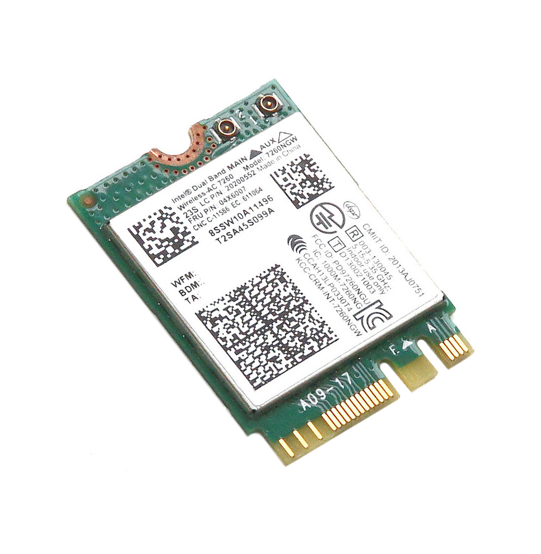 Lenovo Thinkpad T540p Intel Dual Band Wireless AC N Bluetooth 4.0 NGFF Card Refurbished - Lenovo refurbished available on PCLiquidations
