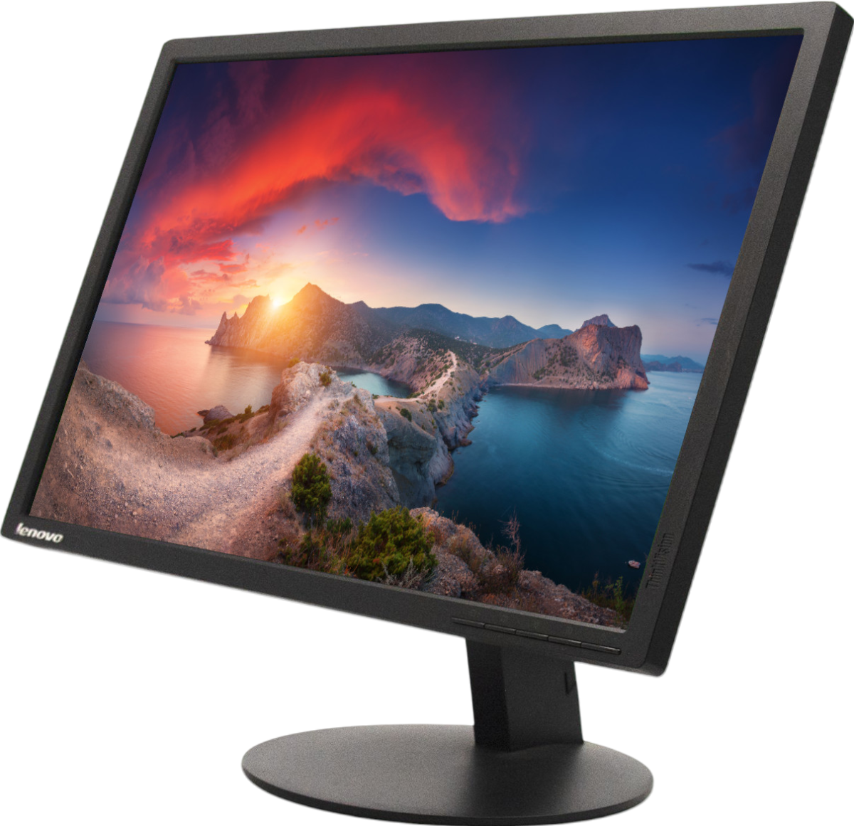 Lenovo ThinkVision T2254pC 22"" Black LED LCD Monitor - Grade C Refurbished - Lenovo refurbished available on PCLiquidations