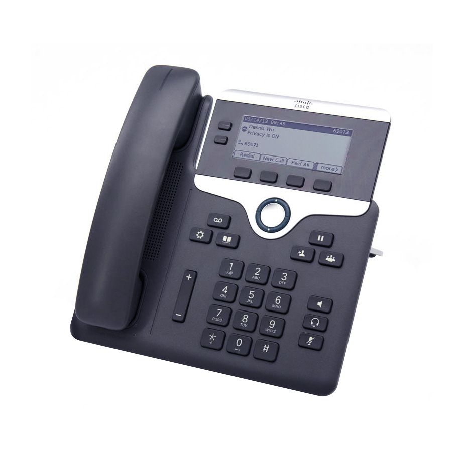 Cisco CP-7821 Charcoal Gigabit IP Display Speakerphone - Grade A Refurbished - Cisco Systems Inc. refurbished available on PCLiquidations