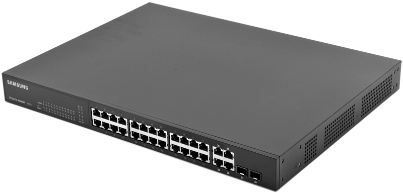 Samsung Ubigate iES4028FP 24-Ports 10/100 Intelligent Switch Refurbished - Samsung refurbished available on PCLiquidations