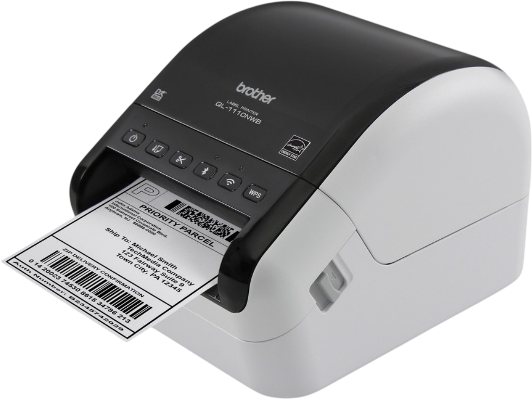 Brother QL-1110NWB USB Bluetooth Direct Thermal Label Printer Refurbished - Brother refurbished available on PCLiquidations
