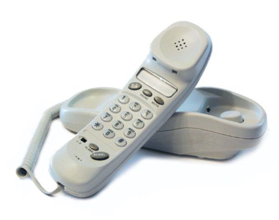 Cortelco 6150 Frost Trendline Telephone - New Refurbished - Cortelco refurbished available on PCLiquidations