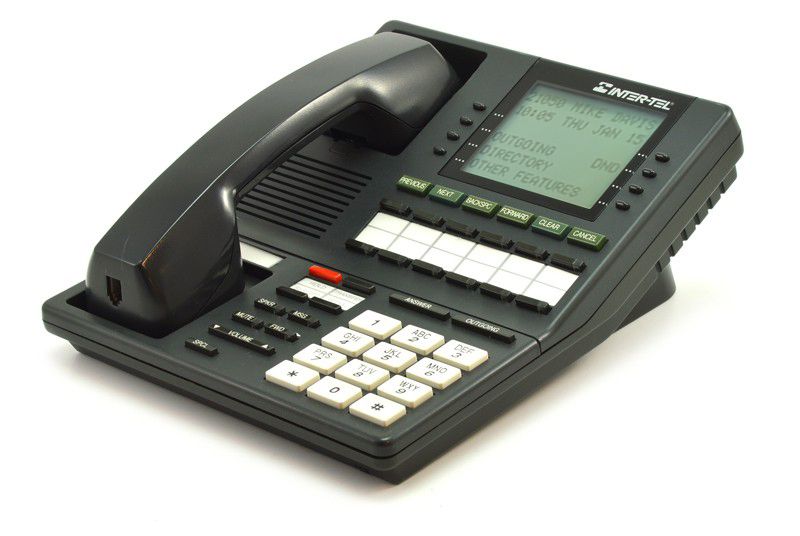 Inter-tel Axxess 550.4100 Charcoal Executive Display Speakerphone - Grade B Refurbished -  refurbished available on PCLiquidations