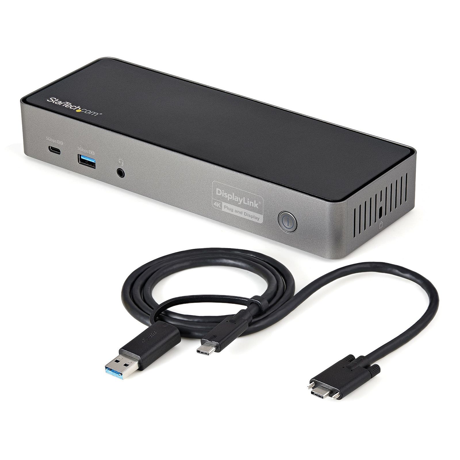 StarTech Universal USB-A / USB-C 4K Docking Station w/ 100W Power Delivery Refurbished - StarTech.com (standardized as per the brand's official website refurbished available on PCLiquidations