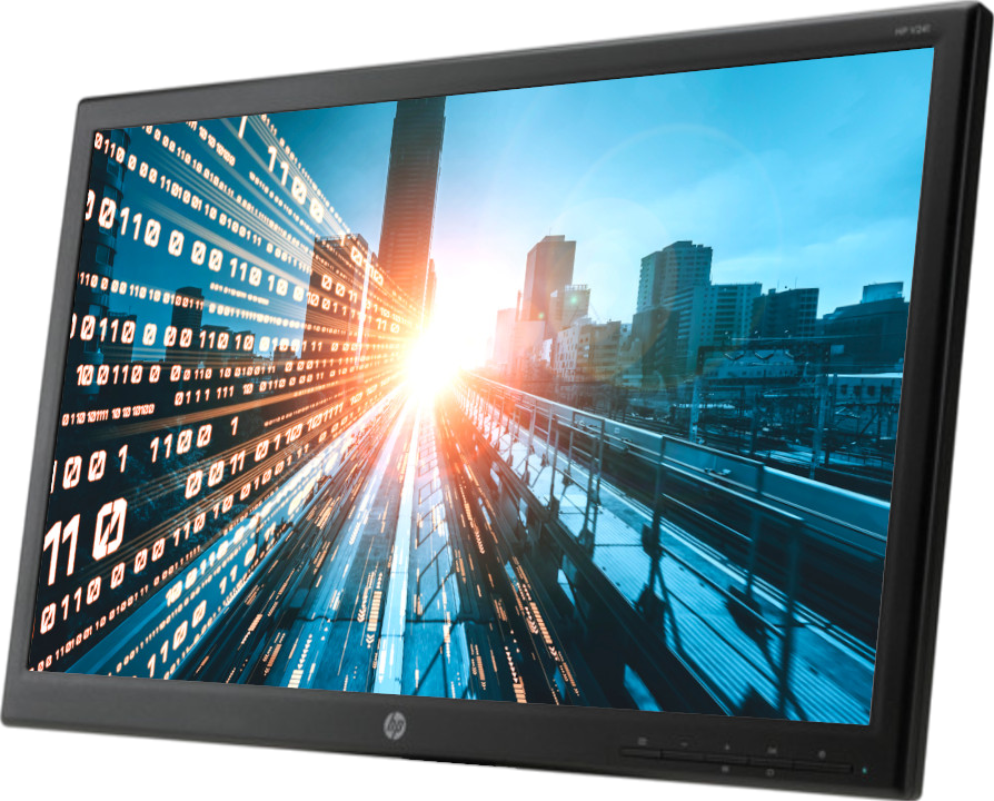 HP V241 23.6"" FHD Widescreen LED LCD Monitor - No Stand - Grade B Refurbished - Hewlett-Packard (ou HP en abrégé) refurbished available on PCLiquidations