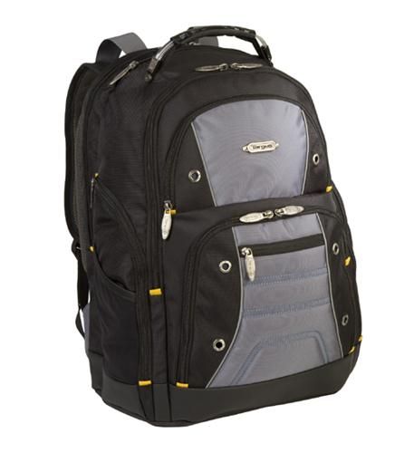 Targus 17"" Drifter II Laptop Backpack - Black/Gray Refurbished - Targus refurbished available on PCLiquidations
