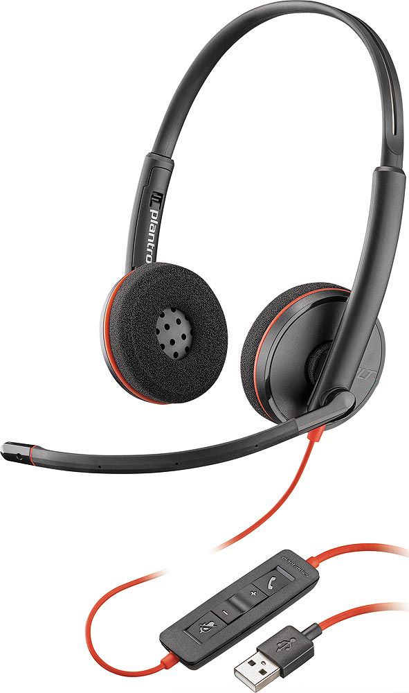 Poly Blackwire C3220 USB-A Binaural Headset Refurbished - N/A (Il existe plusieurs marques avec le nom "Poly", il refurbished available on PCLiquidations