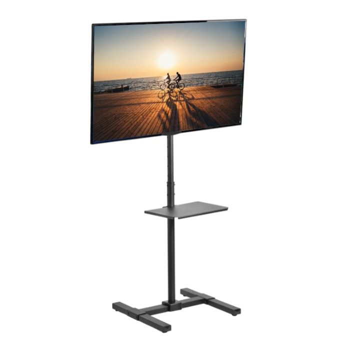 Buy VIVO Black Stand for 13"" to 50"" Screens with Shelf Refurbished - $74.99 VIVO Black Stand for 13"" to 50"" Screens with Shelf Refurbished - refurbished available on PCLiquidations